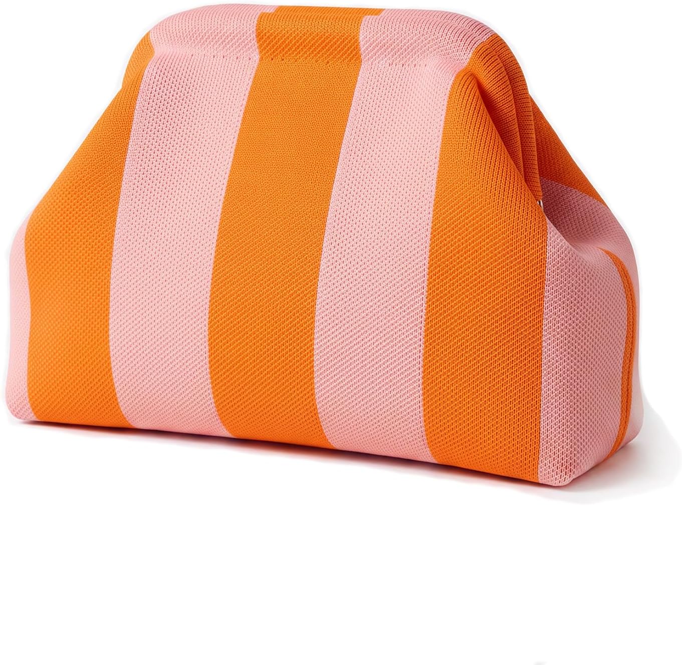 Knit Makeup Bag Cosmetic Bag, Makeup Organizer, Crochet Evening Handbag