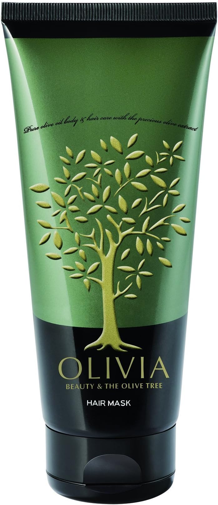 Olivia Olive Beauty :Natural Deep Repair Hair Mask with Olive Fruit & Jojoba Oil, from Greece, 5 oz.
