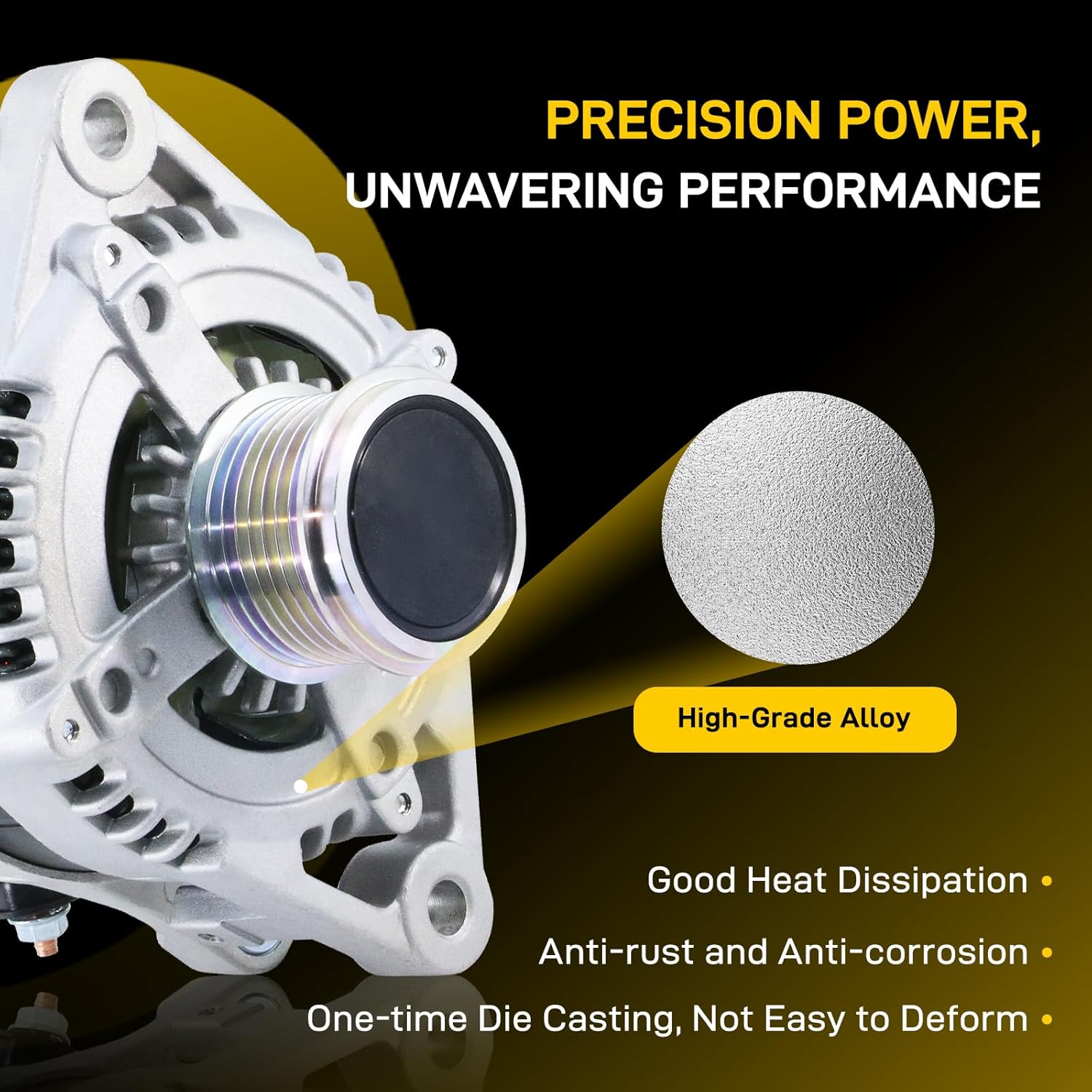 11137N New Alternator Fit for 2007-2009 Lexus RX350 2007-2018 ES350 2009-2015 Toyota Venza 2008-2013 Highlander 2005-2018 Avalon 3.5 V6 270600P150 2706031110 1042104571 27060-0P151 11137