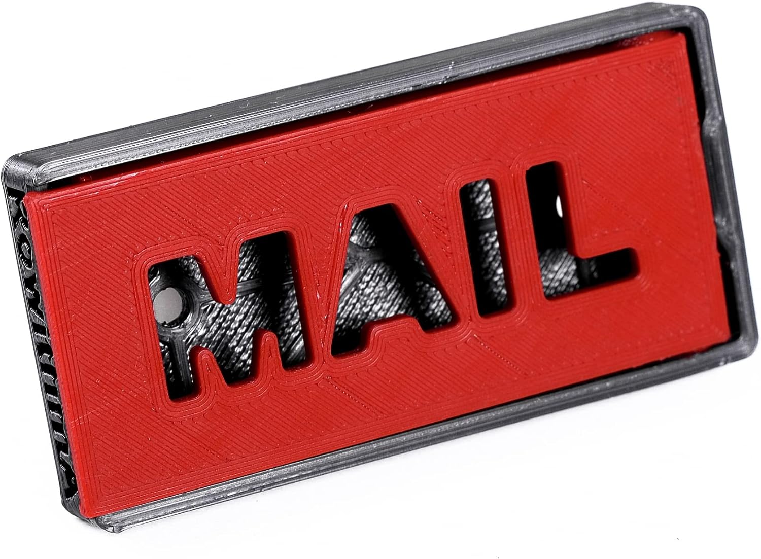 Mailbox Flag Front Mount Flag 4" x 2" x 0,4", Stylish Replacement/Great on Brick/Stone Mailbox