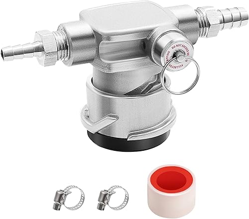 Acoplador de barril de perfil bajo, acoplador de barril de acero inoxidable 304 con sistema D 304 que ahorra espacio, grifo de barril Sankey