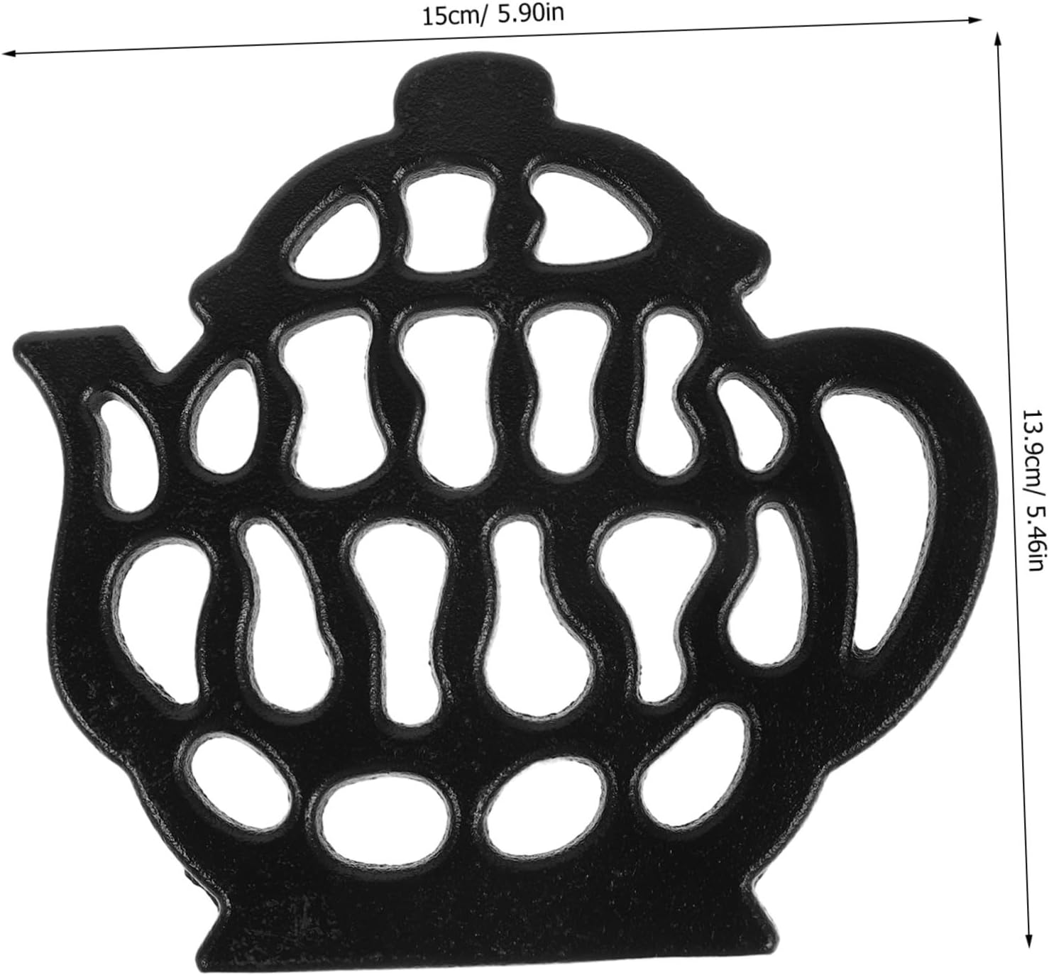 Cast Iron Trivet for Teapots and Cups Heat Insulation Mat