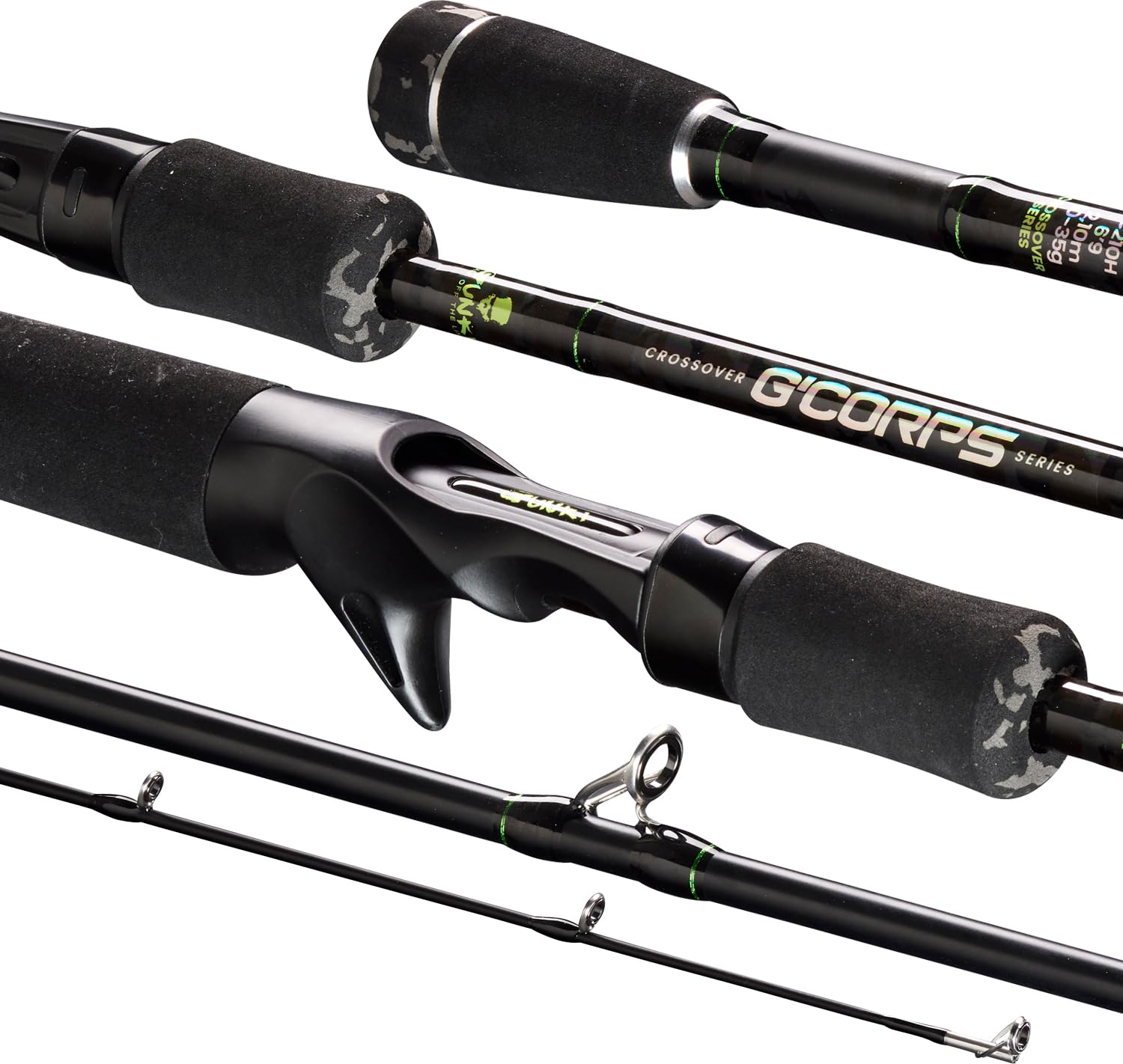 GUNKI Canne Leurres G'Corps Crossover C 210H - 210cm - 131g - P.10-35g - Enc.109cm - 83634
