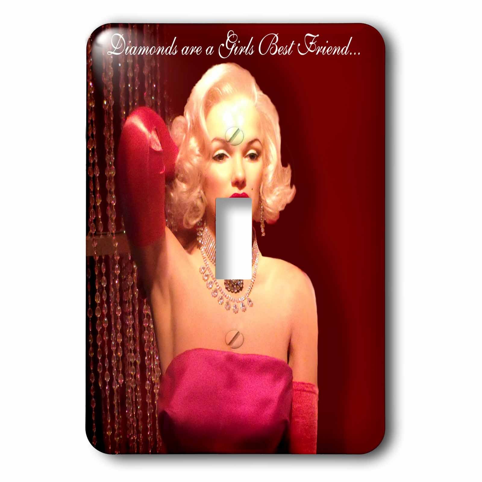 Interrupteur Marilyn Monroe pour décoration de chambre vintage rétro chic 3dRose