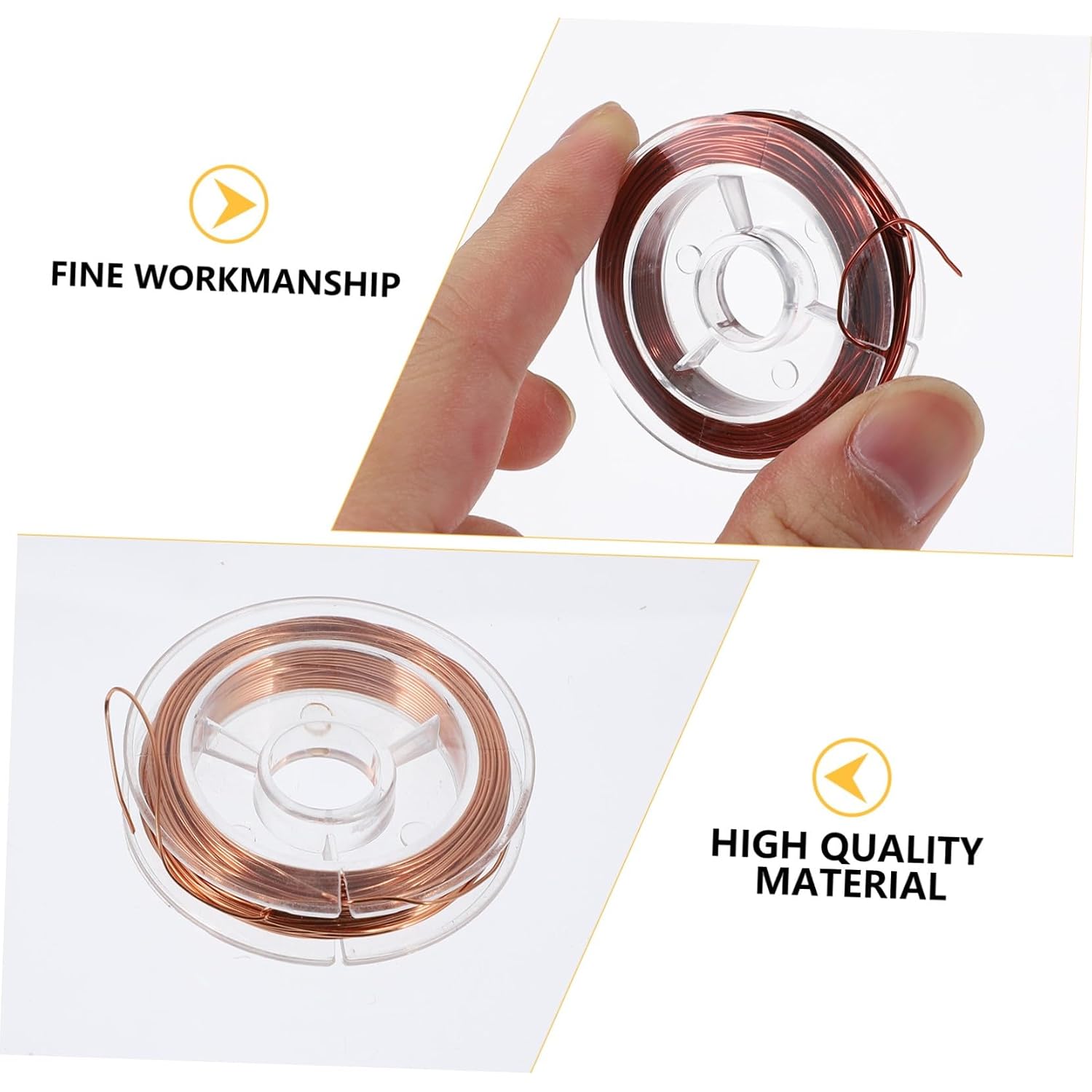 4 Rolls 10m Enameled Copper Magnet Wire for DIY Accessories