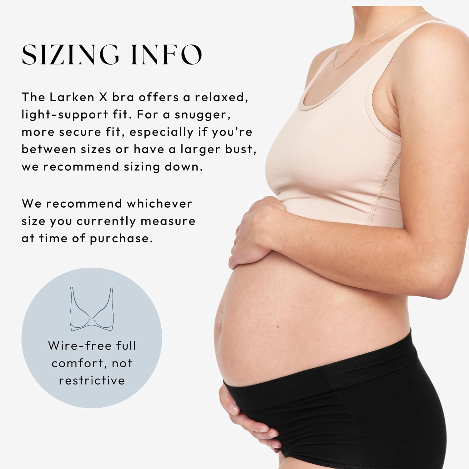 Larken Hands Free Pumping Bra for Breastfeeding | Breast Pump - Maternity Bras for Pregnancy, Pumping & Nursing Bra in One - Image 3