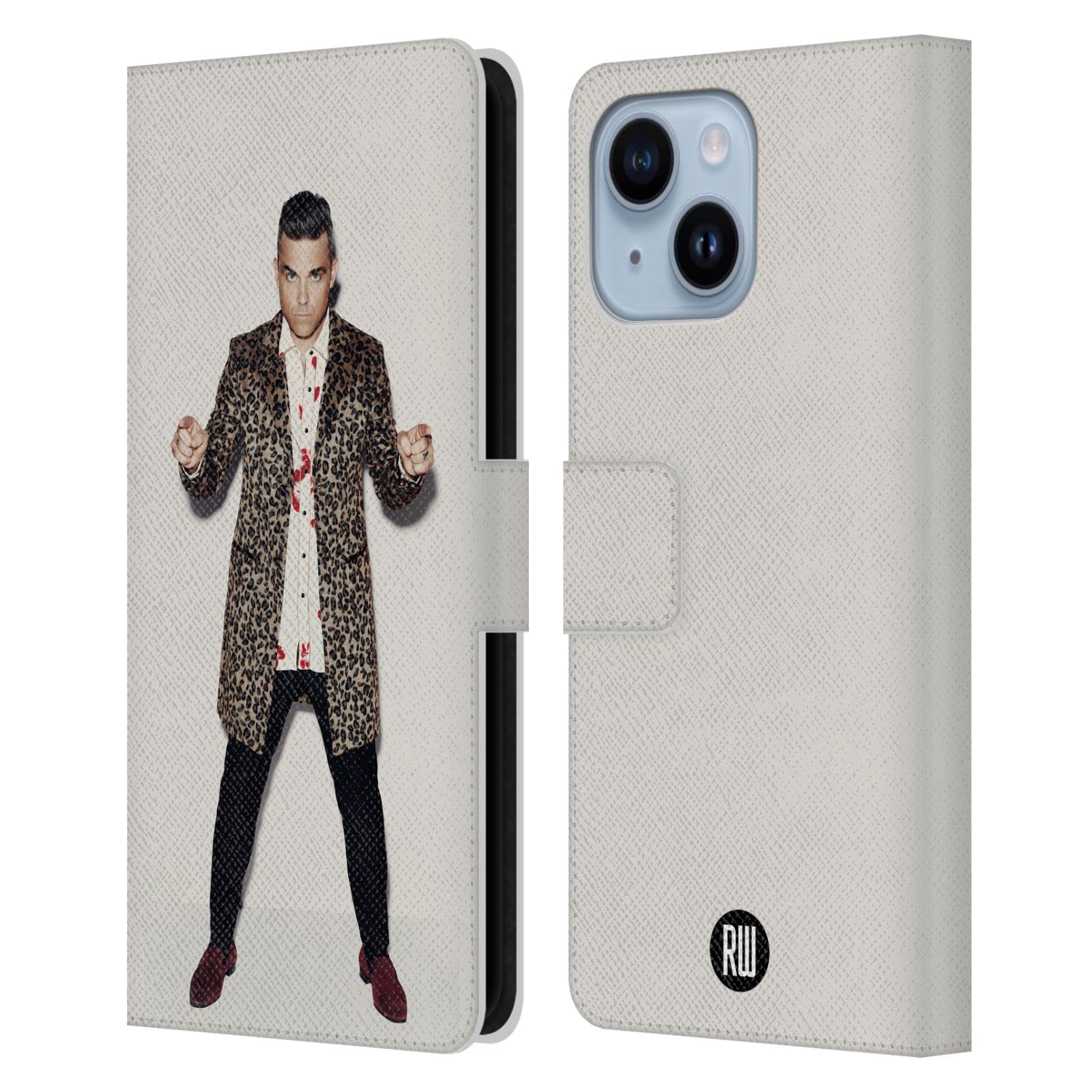 Coque iPhone 14 Plus Robbie Williams étui cuir anti-rayures - 7