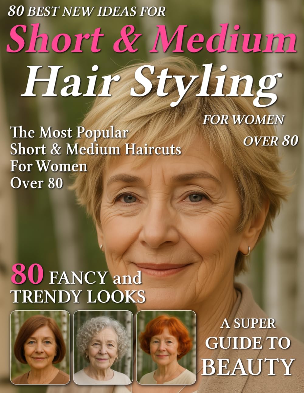 80 Best New Ideas for Short & Medium Hair Styling for Women Over 80: Low-Maintenance Looks for Every Face Shape – Haircut Magazine to Find Your New Style for Older, Mature Women