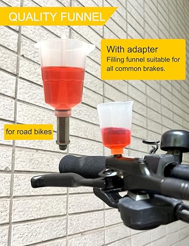 Miniatura 3 de Kit de limpieza y purga de frenos de bicicleta para frenos de disco hidráulicos Shimano, limpiador de frenos de bicicleta (10 onzas), aceite mineral