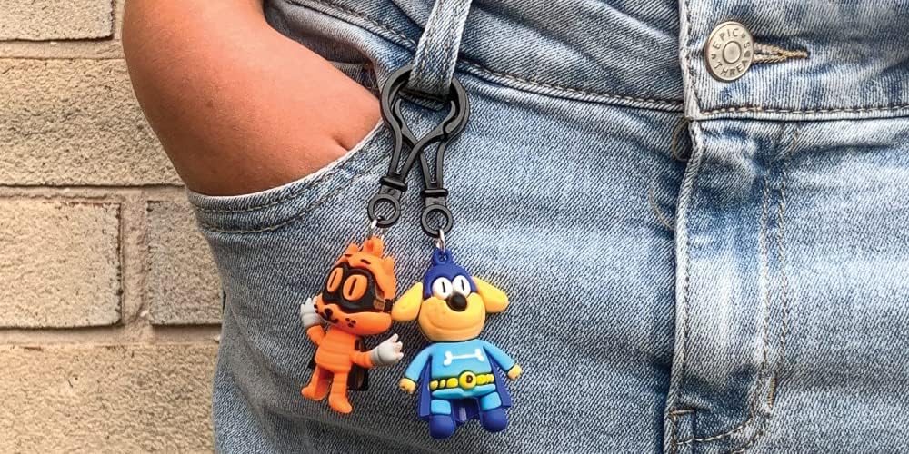 Raymond Geddes Dog Man Backpack Keychain (24 Pack)