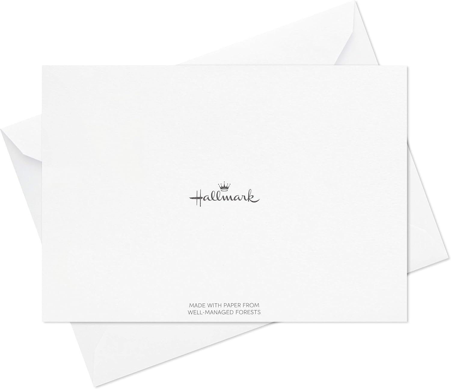 Hallmark Blank Cards Assortment, Geometric Silver Foil (40 Note Cards with Envelopes) : Health & Household