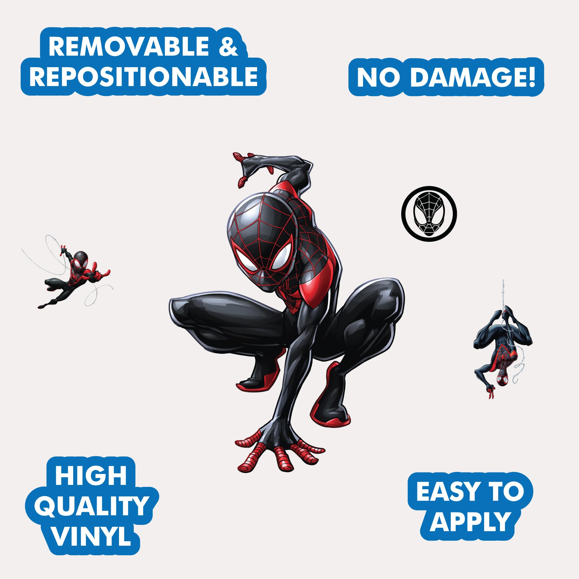 Amazon.com: Wall Palz Marvel Miles Morales Wall Decal - 20