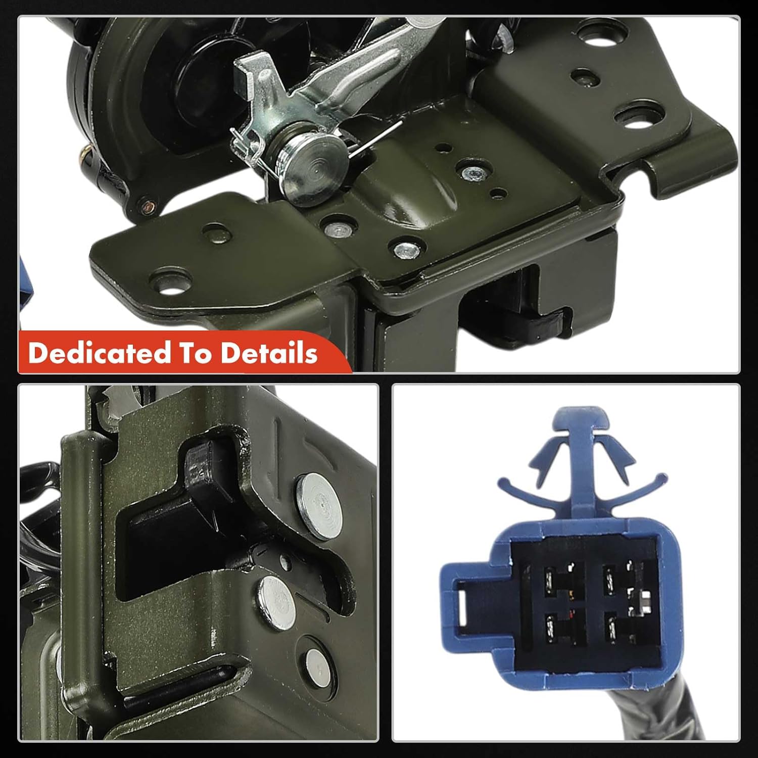 A-Premium 4 Pins Trunk Latch Compatible with Toyota Prius 2010-2015, Prius Plug-in 2012-2015, Rear Tailgate Lock Latch Actuator