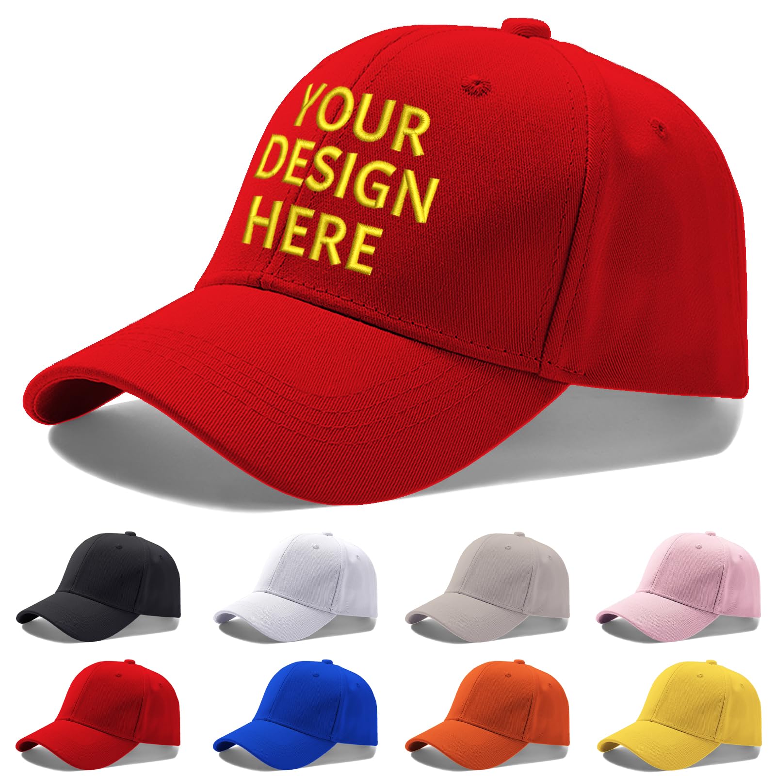 Cappellino Da Baseball Personalizzato Per Bambini - Ricamo Testo, Logo O Foto | Regolabile E Unisex - Foto 6