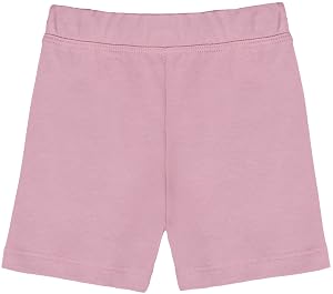 Lilax Girls Basic Solid Soft Dance Short for Gymnastics or Under Skirts