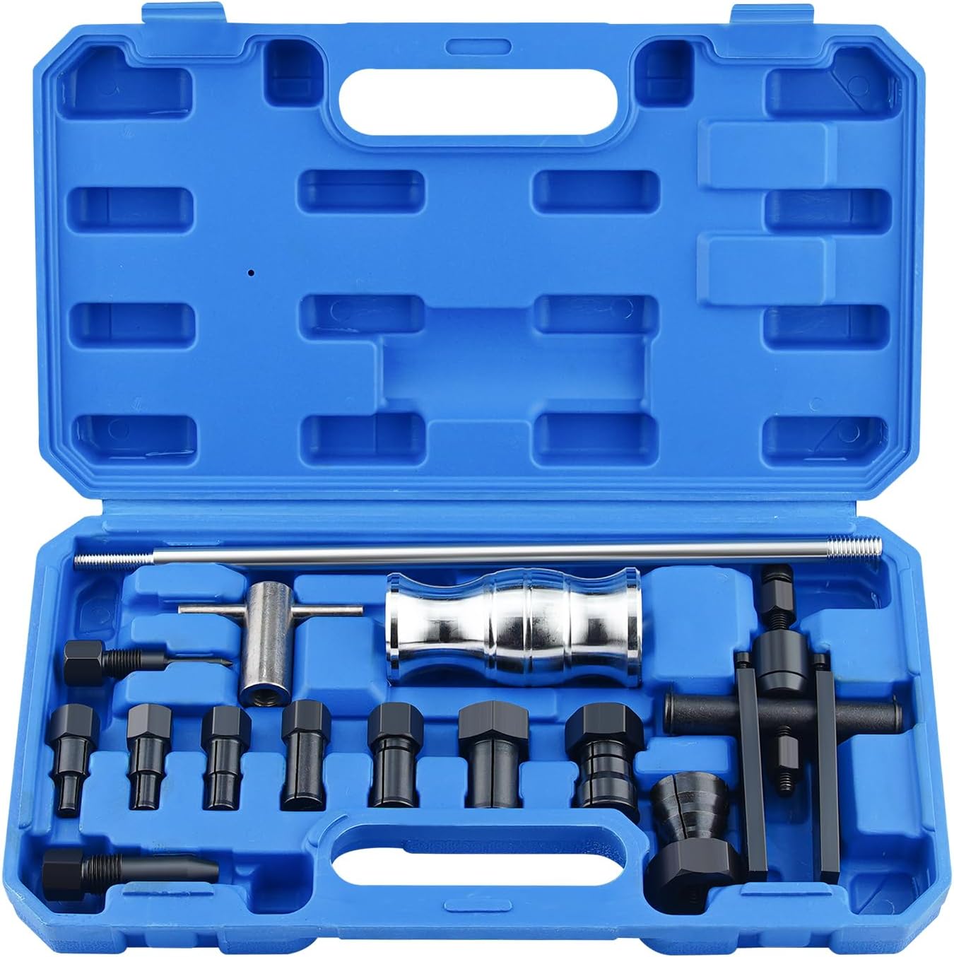 Motorcycle Blind Hole Bearing Puller Set Motorcycle Slide Hammer Pilot Insert Inner Internal Bearing Removal Tool Set