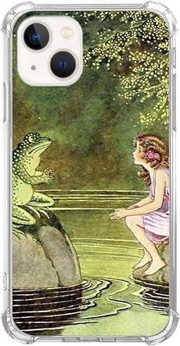 Miniatura 4 de Funda con diseño de flores retro 15 Plus compatible con iPhone 15 Plus, funda de flores hippie verde salvia para niñas, mujeres y hombres, funda