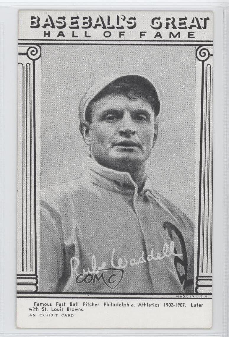 Rube Waddell (Baseball Card) 1948 Exhibits Baseball's Great Rube Waddell (Baseball Card) 1948 Exhibits Baseball's Great