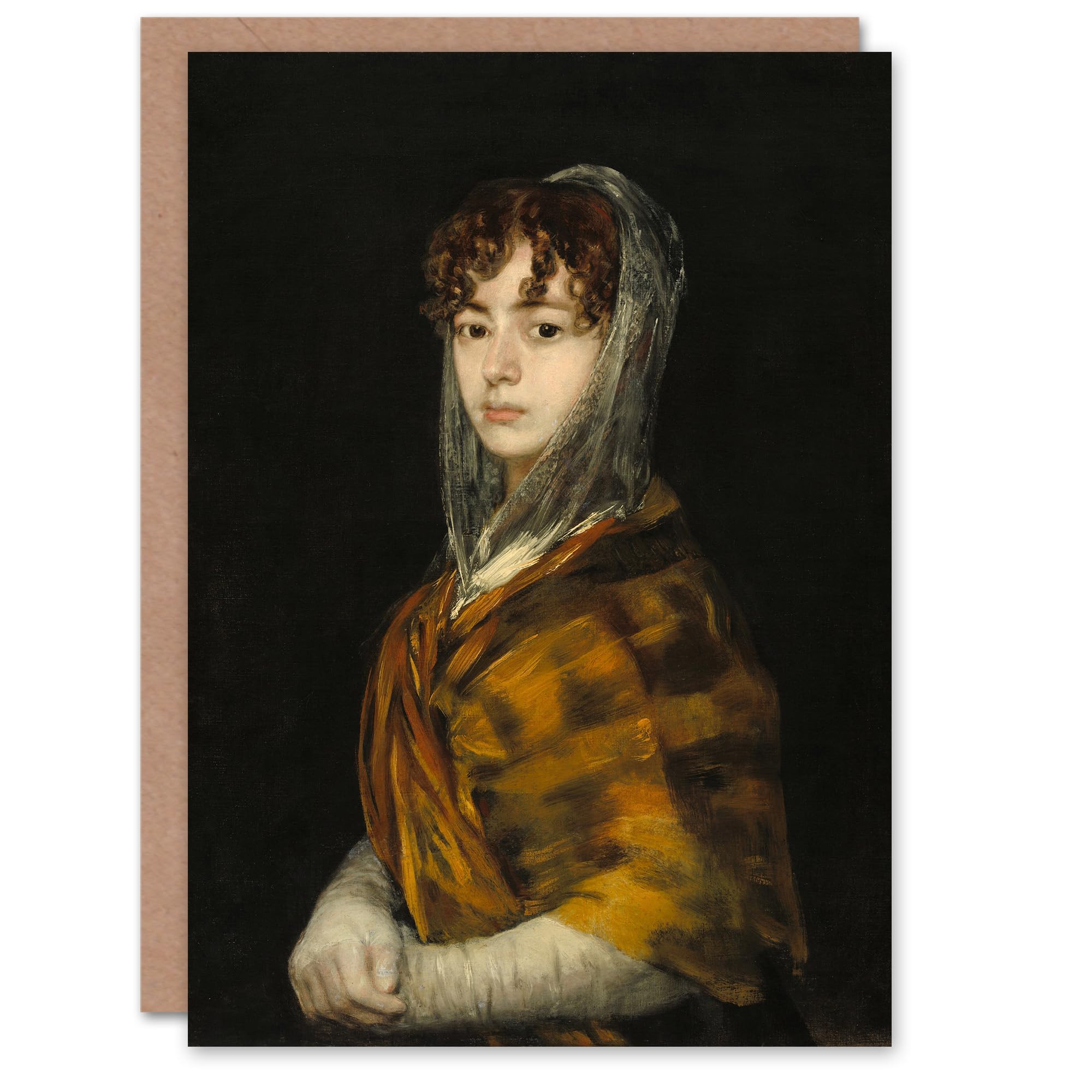 Artery8 Francisco Goya Art Card Senora Sabasa Garcia Portrait Painting