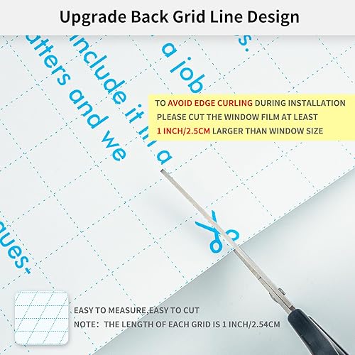 Miniatura 4 de Película de privacidad para ventana unidireccional con herramientas de instalación, privacidad diurna, bloqueo solar UV, control de calor,