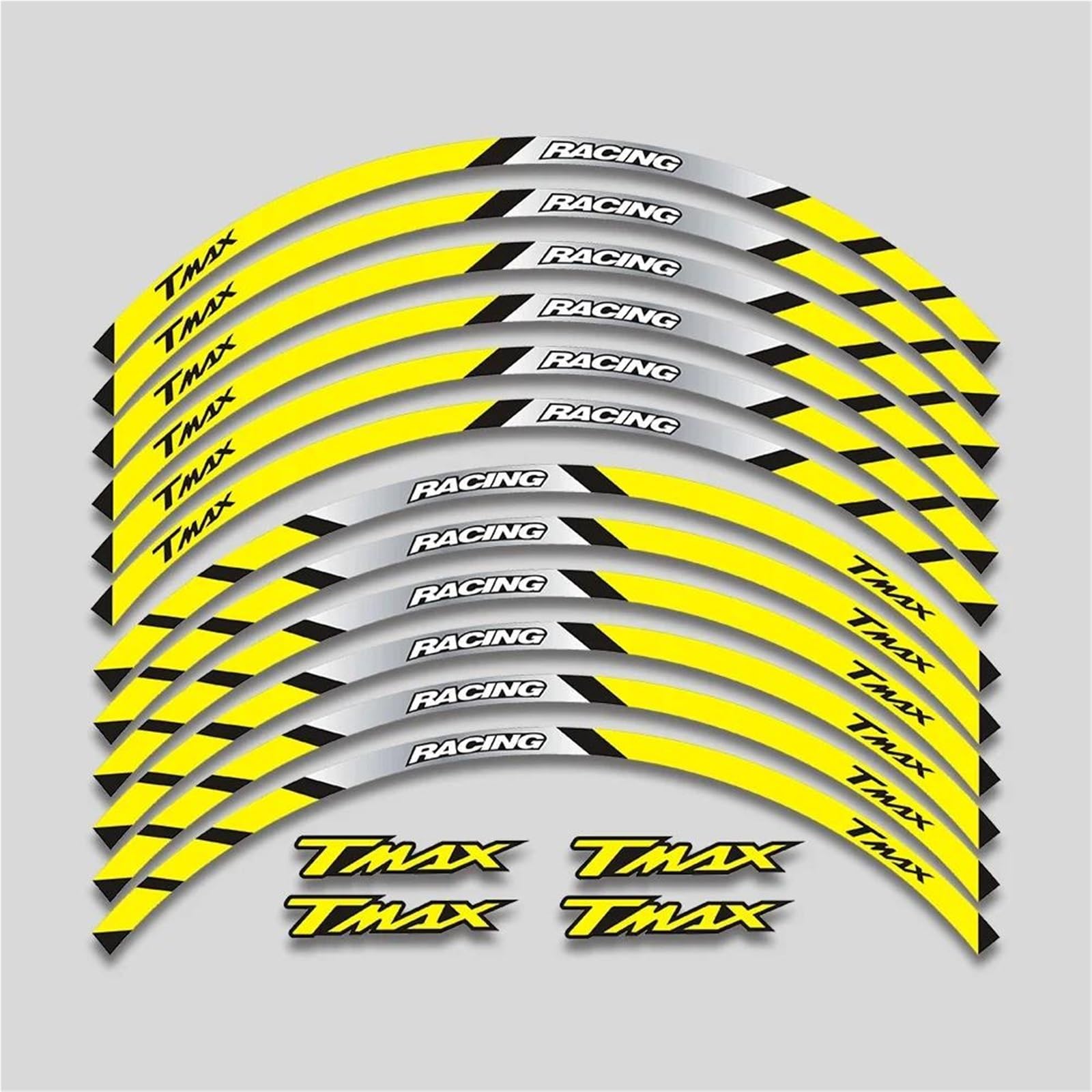 Wheel Stickers Motorcycle Wheel Sticker for TMAX500 TMAX530 TMAX560 TMAX 500 530 560 Decals Reflective Decal Rim Hub Stickers Rim Reflective Decal