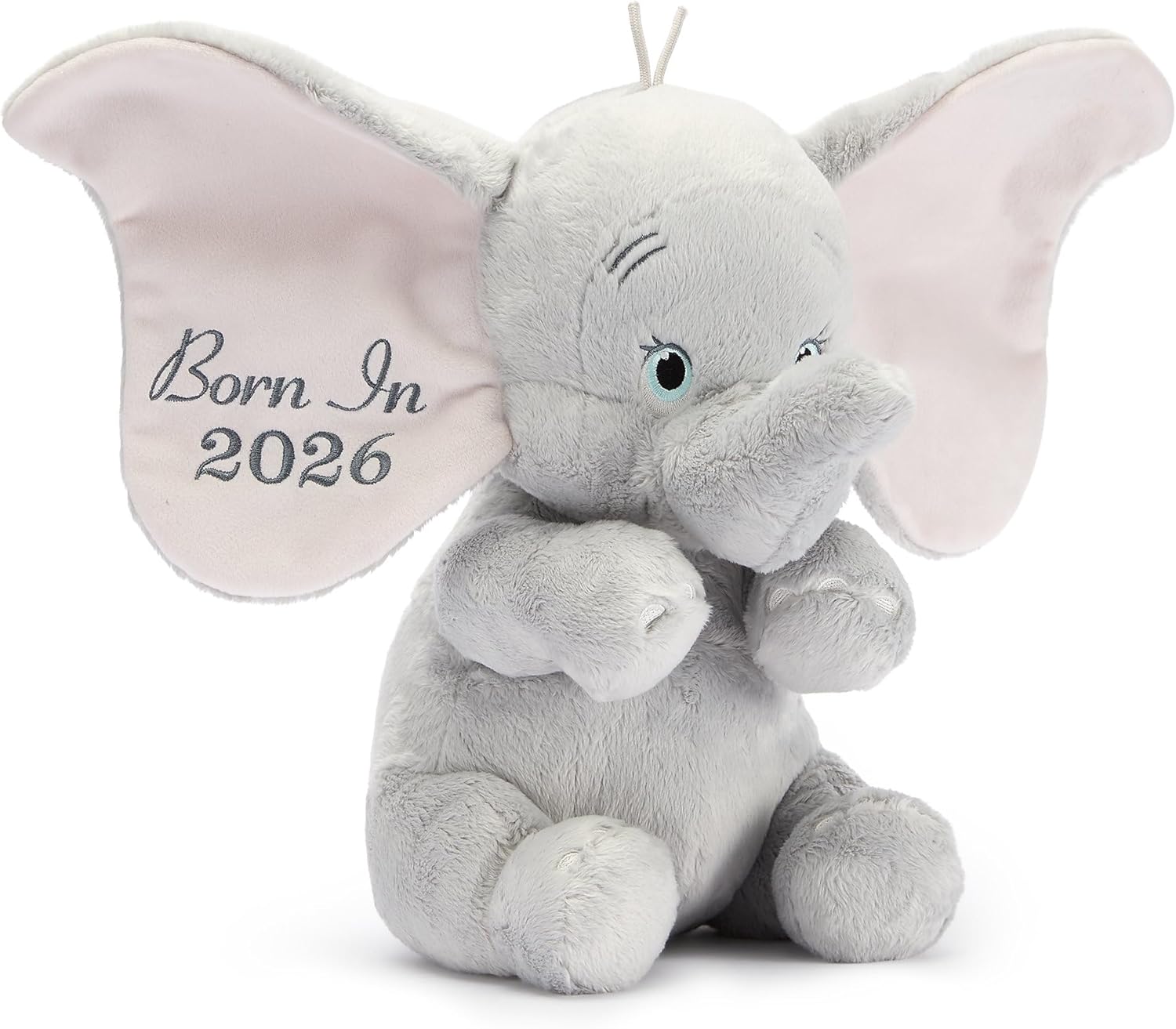 Disney Store Official My First Dumbo 2026 Plush - 11" Dumbo Plushy - Stuffed Animals for Babies with Embroidered Features & Detailed Sculpting - Super Soft & Huggable Design - Cute Plushies for Baby