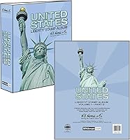 Vista 33 de H.E. Harris & Co. USA Liberty - Álbum de sellos postales con imágenes/ilustraciones (parte A 1847-1994) con carpeta de dos postes