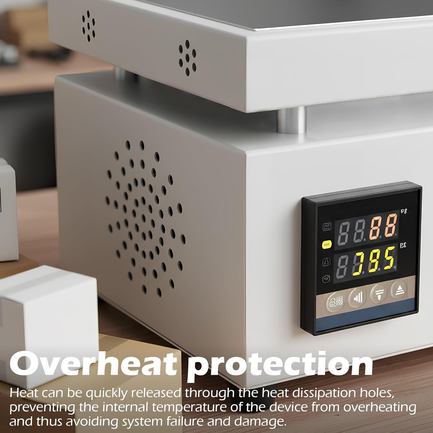 Cellophane Shrink Wrap Machine, Manual Cellophane Heat Sealer Sealing Machine for BOPP Film Heat Shrink Wrap Cigarette Cosmetics Perfume Gift Packaging, Anti-Scald (LS12x20)