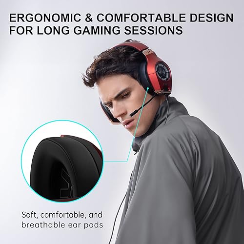 Miniatura 6 de Hecate by Edifier GX - Auriculares para juegos de alta resolución para PS4PS5PCSwitchXbox Gamepad - USBTipo-C0138in Auriculares para juegos con