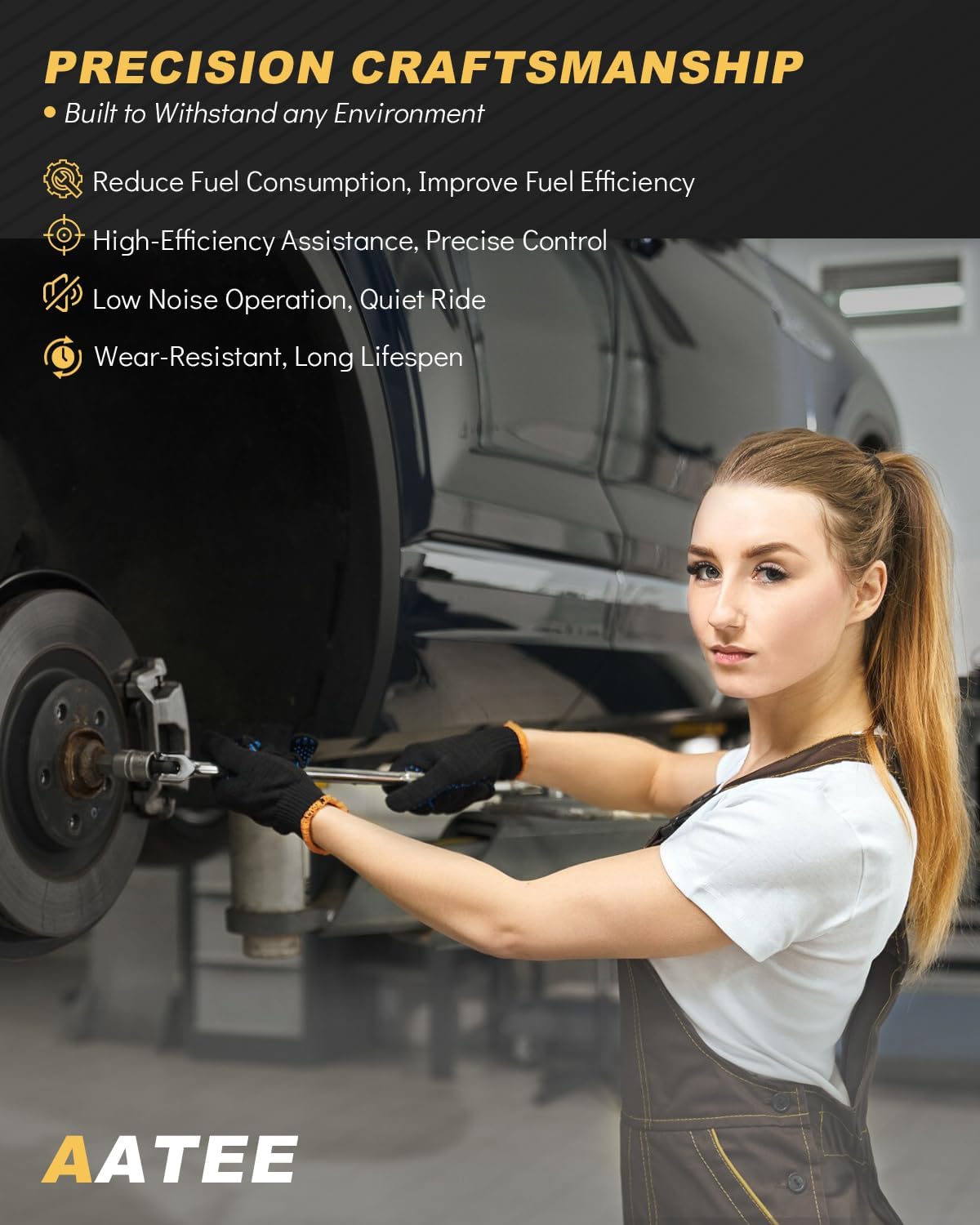 AATEE Power Steering Pump for:-Ford F150 2009 2010, Expedition 2010 for:-Lincoln Navigator 2010 5.4L V8, Replace# 20-389 20389 96389 9L3Z3A674C