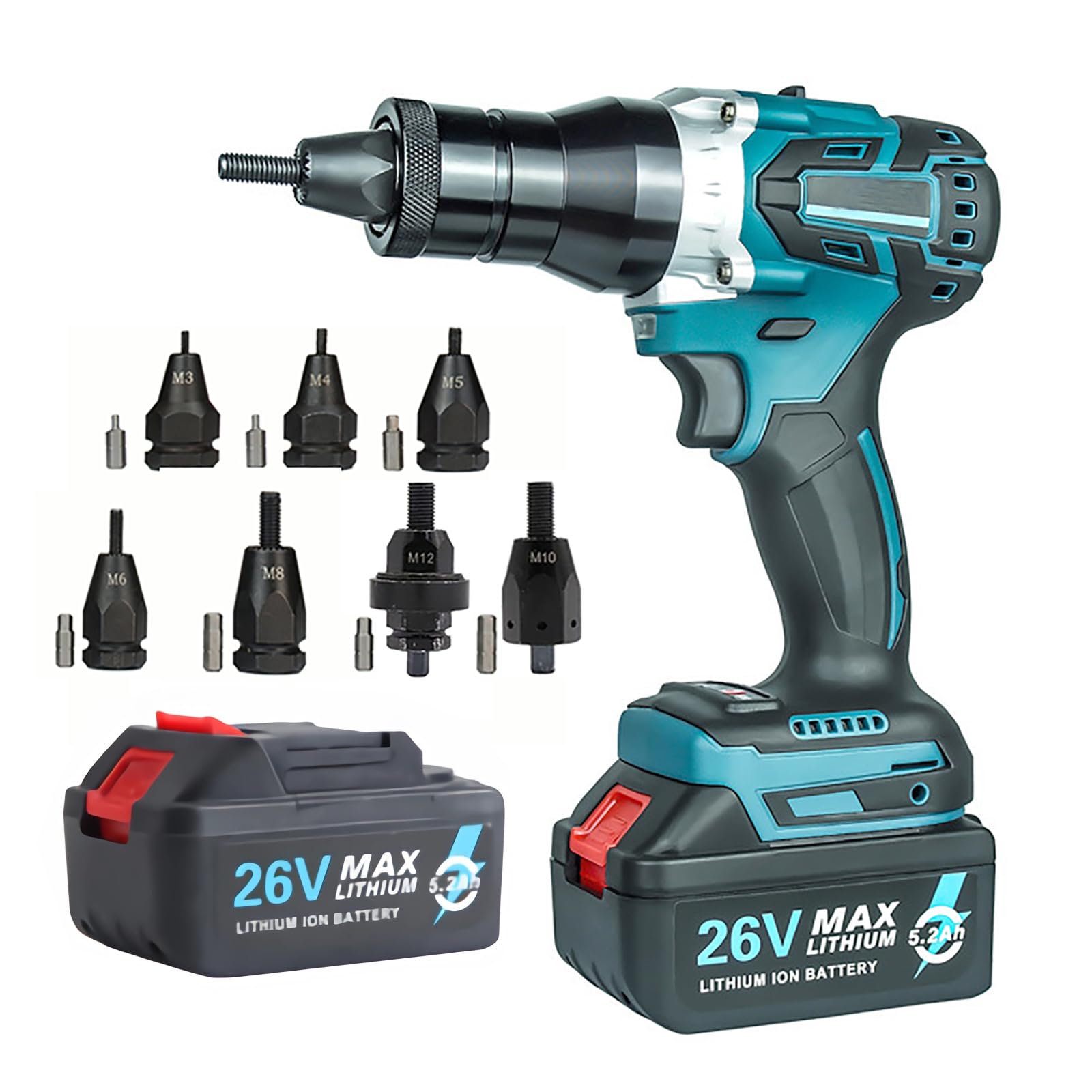 Outil de traction automatique M3 M12 pour rivet électrique sans fil