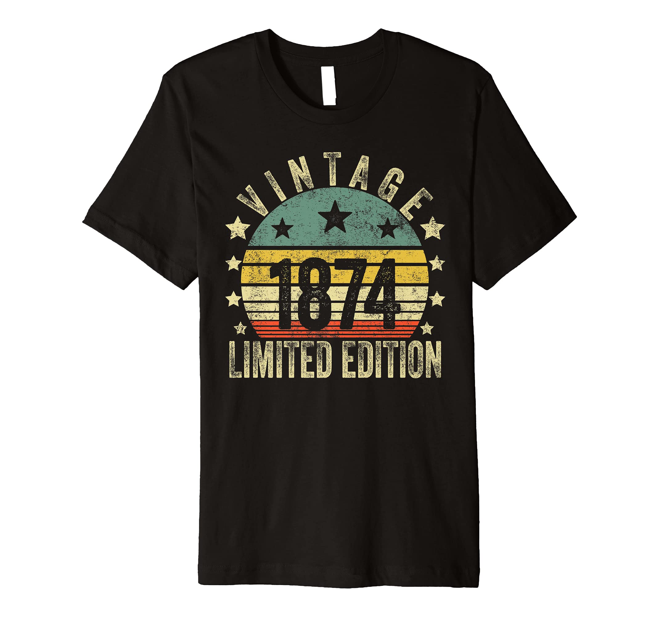 Vintage 1874 Made In 1874 147th Birthday Women 147 Years Premium T-Shirt
