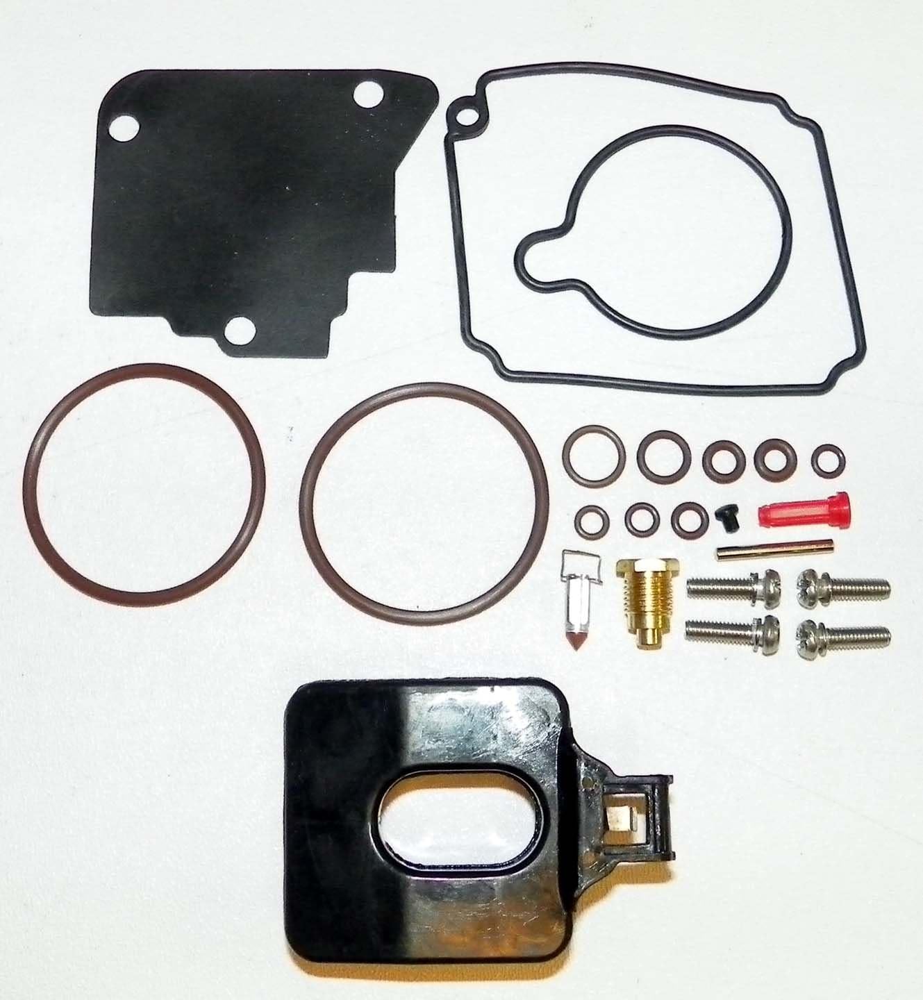 Complete Carburetor Kit Compatible with Yamaha with float F80 Hp 1999-2002 600-66 OEM# 67F-W0093-00