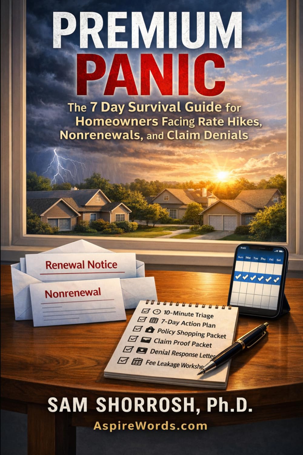 PREMIUM PANIC: The 7-Day Survival Guide for Homeowners Facing Rate Hikes, Non-renewals, and Claim Denials (The Property Damage & Insurance Claims Series)
