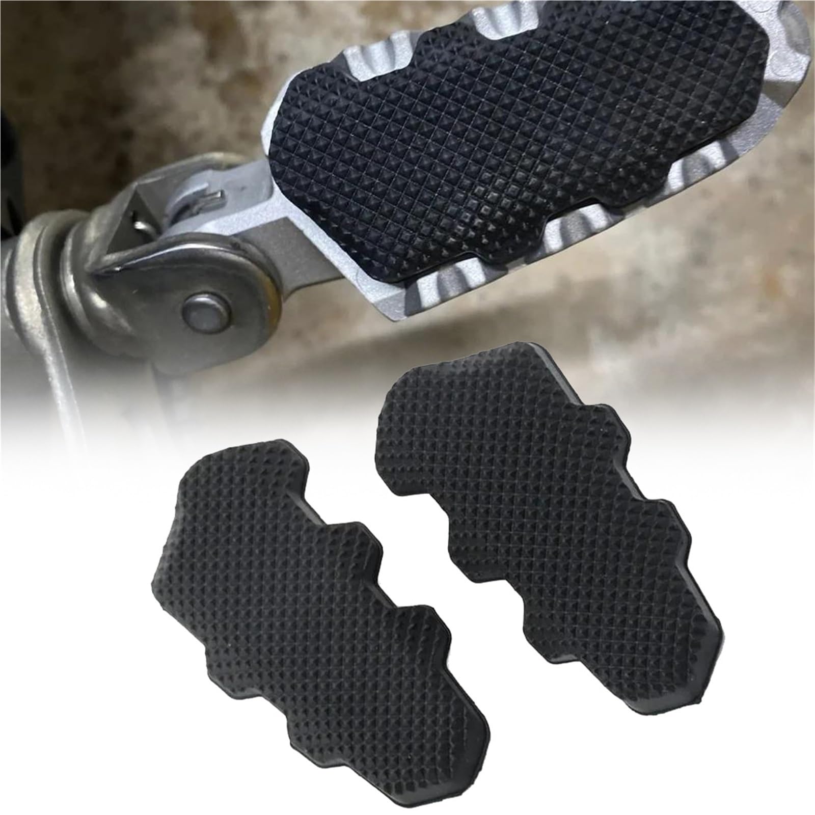Couvercle en caoutchouc de repose-pieds moto anti-dérapant pour Hypermotard