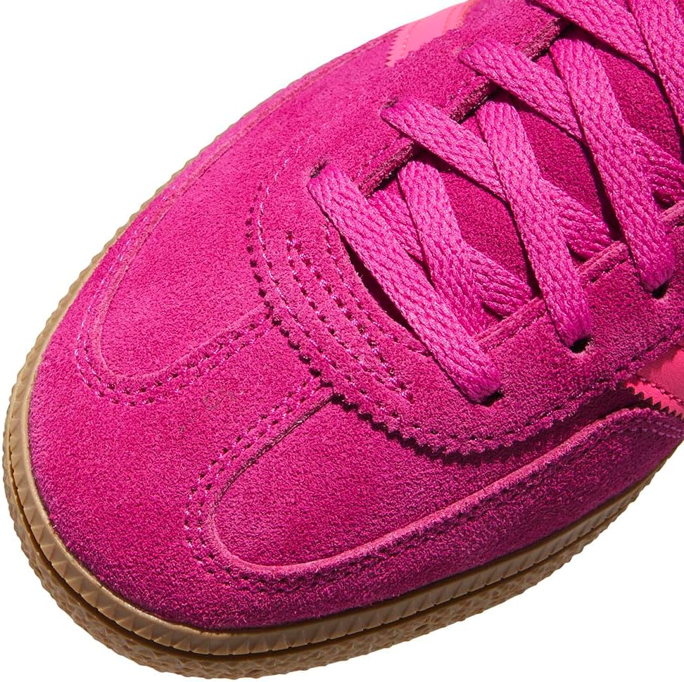 adidas Womens Handball Spezial Lace Up Sneakers Shoes Casual - Pink