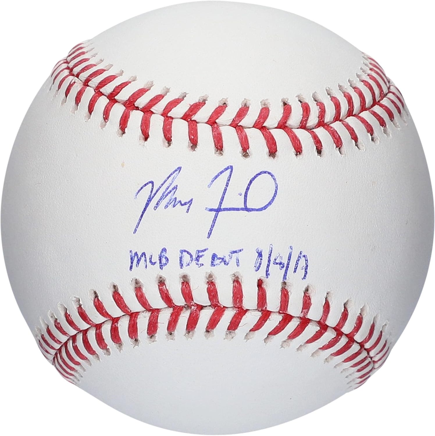 Max Fried Atlanta Braves Autographed Baseball with "MLB Debut 8-8-17" Inscription - Autographed Baseballs