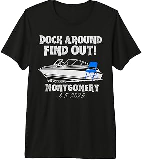 Mens Montgomery Alabama Boat Dock Brawl Funny Montgomery Alabama Premium T-Shirt