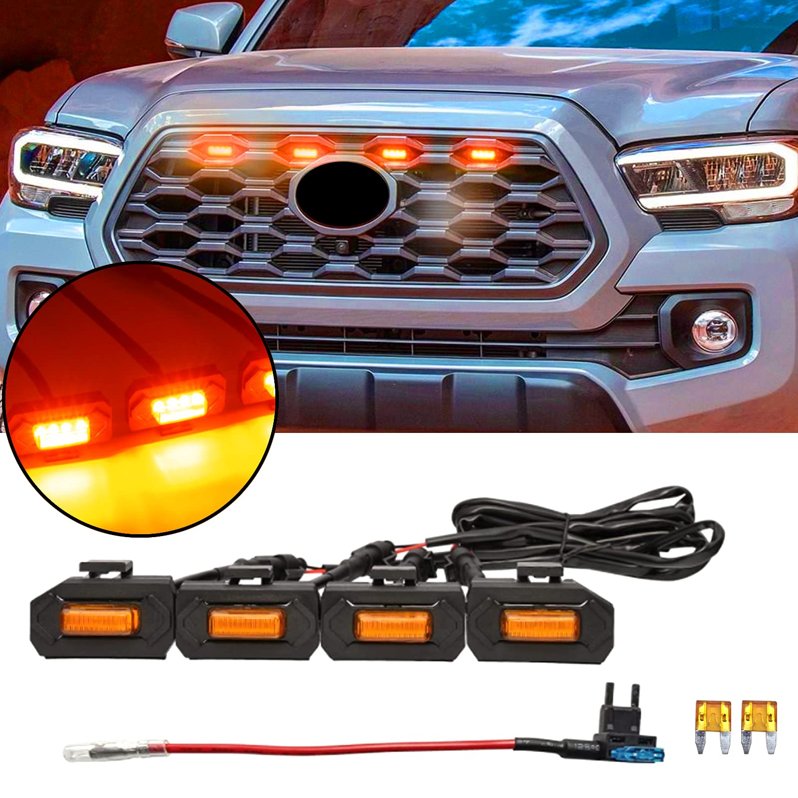 Buy LED Grille Light Upgrade for Raptor (20202021), Front Grill