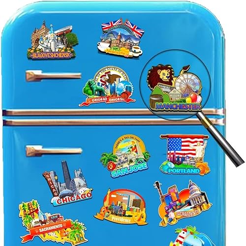 Miniatura 4 de Leon México imán imán de madera 3D hitos de viaje coleccionables, recuerdos decorativos hechos a mano -2009