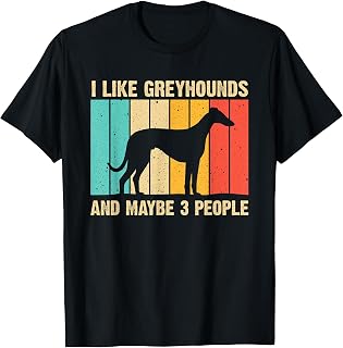 Funny Greyhound Design Men Women Italian Greyhound Dog Lover T-Shirt