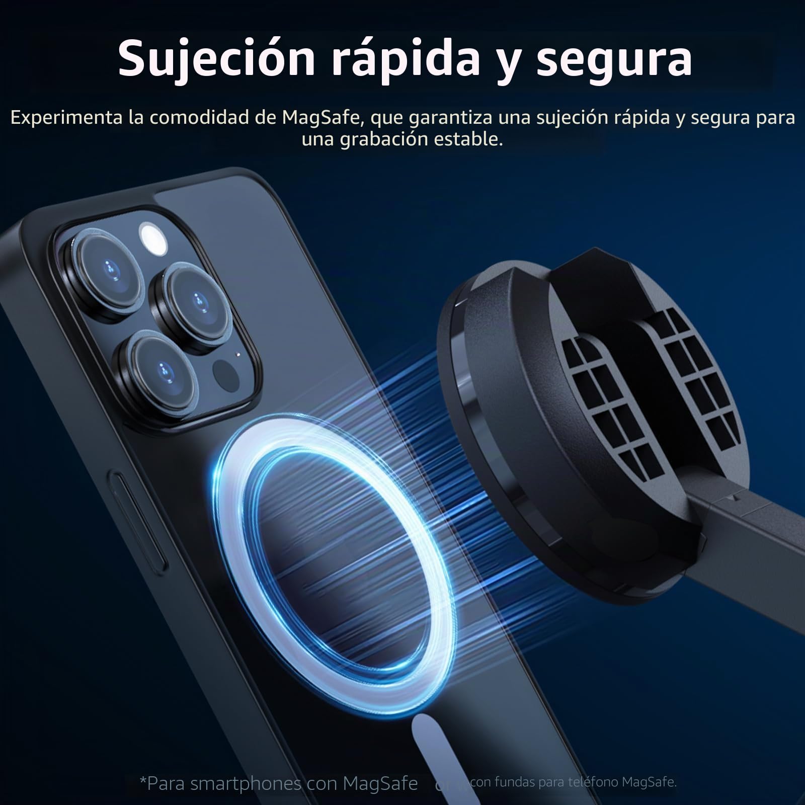 Ulanzi MT-84 Palo Selfie Magnético 153cm, Trípode con Bluetooth Control para iPhone Serie 16/15/14/13/12, Soporte para Trípode para Teléfono Extensible, Soporte Portátil para Selfie/Foto/Vlog