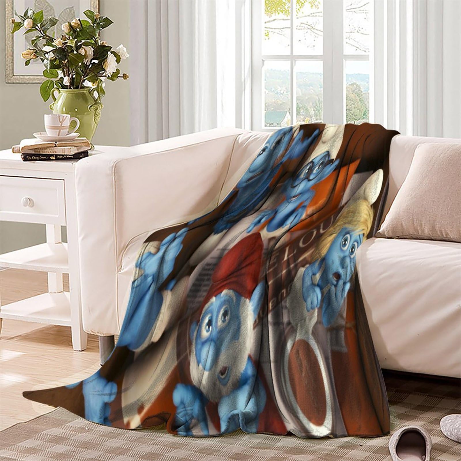 Coperta In Flanella 3D Motivo Fuoco E Ghiaccio - Morbida E超大尺寸, Per Divano E Viaggio, Regalo Unisex