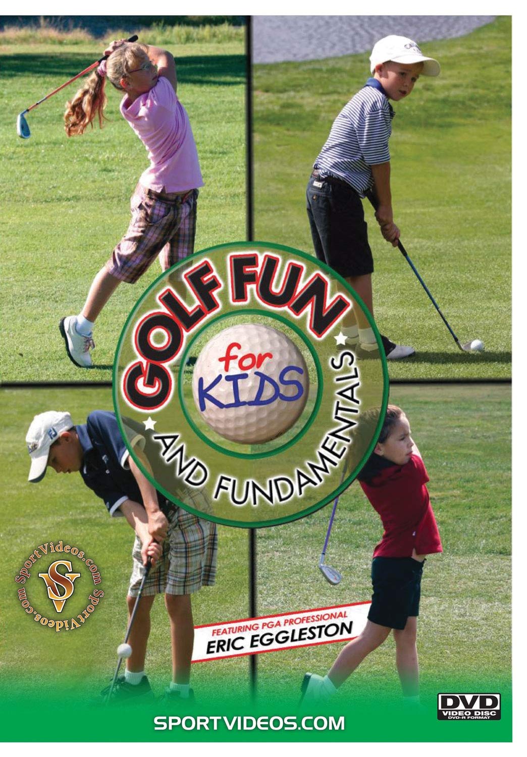 Golf para niños DVD importado de USA con los fundamentos y técnicas iniciales de juego