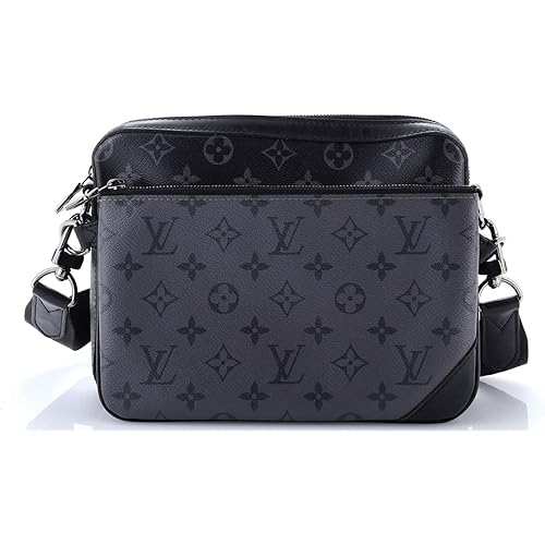 Louis Vuitton, Pre-Loved Trio Messenger Bag Reverse Monogram Eclipse Canvas, Black