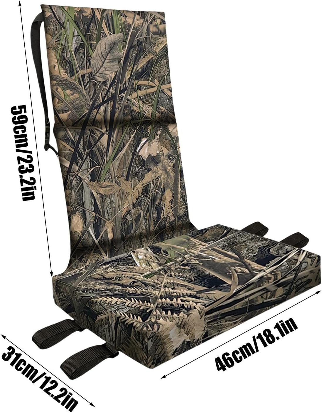 Climbing Tree Stand Replacement Seat - Lightweight Hunting Seat Cushion | Tree Stand Seat Cushion | Camping Seat Cushions With Back Straps | Tree Stands For Deer Hunting | Hunting Tree Seat For Climb