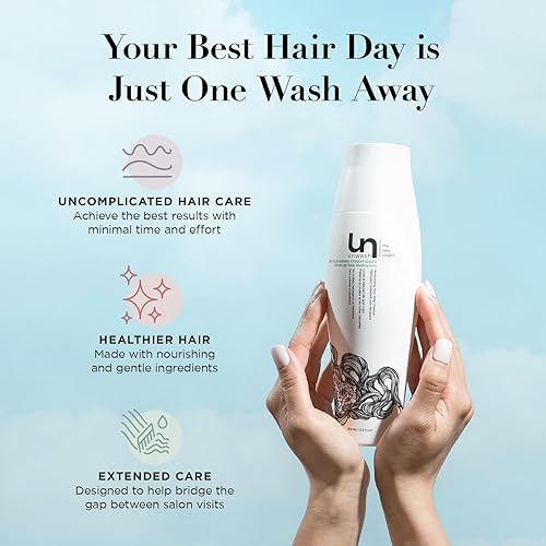Miniatura 6 de unwash Acondicionador bio-limpiador para el cabello, limpieza y acondicionamiento de co-lavado (13.5 onzas líquidas (paquete de 1))