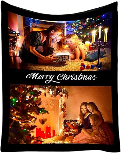 Miniatura 8 de Manta personalizada con texto en imagen, fotos, regalos para adultos, niños, novia, novio, Navidad, Halloween, día del padre, madre, San Valentín