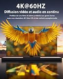 Trasmettitore e ricevitore HDMI wireless USB C 2026, Entrée 4K vers sortie 1080p@60Hz, 50m, 5,8 GHz per lo streaming di video e audio da telefono/tablet/laptop/PC/TV box a monitor/proiettore/TV - 3
