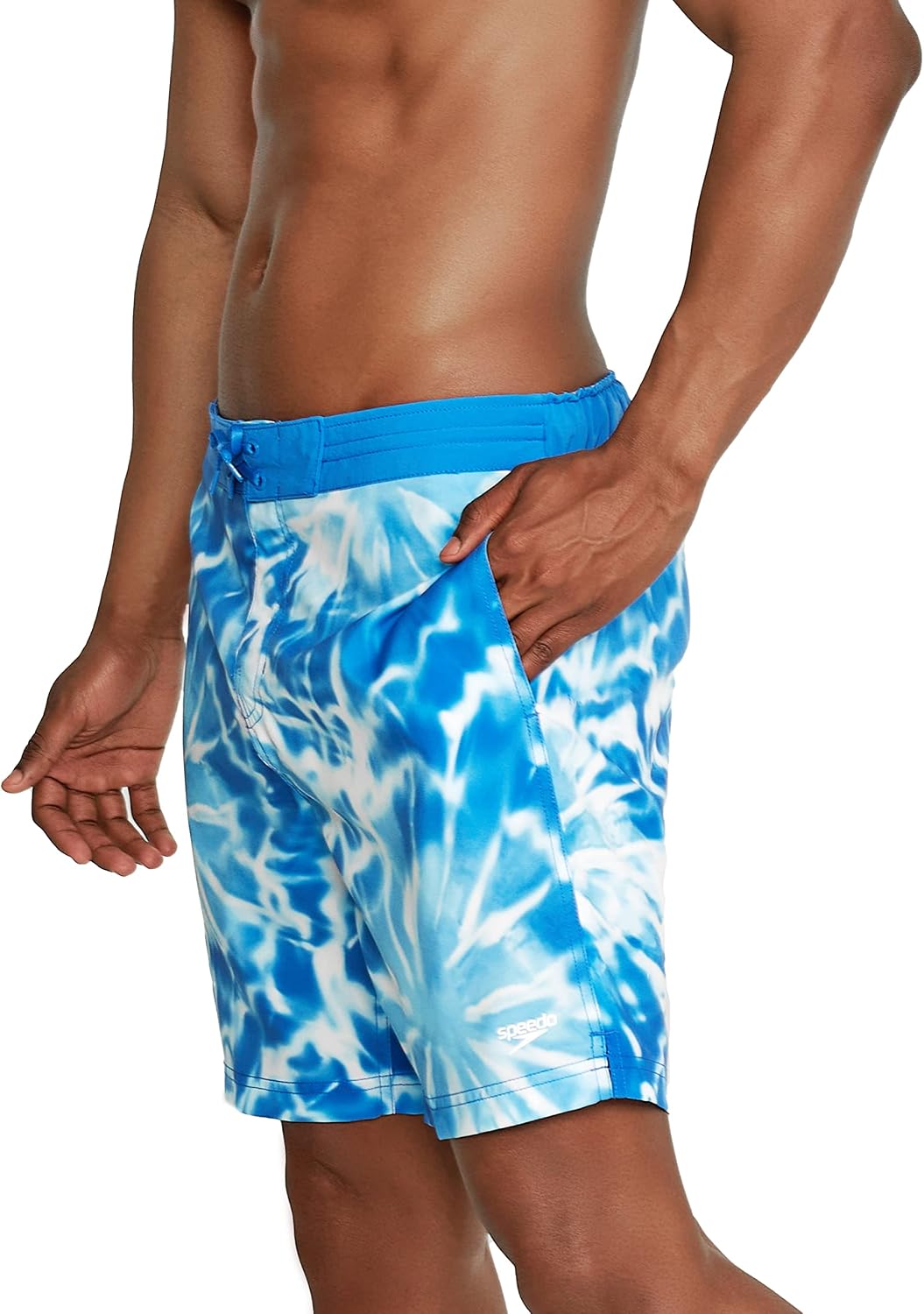 Speedo Men's Swim Trunk Knee Length Boardshort Bondi Printed